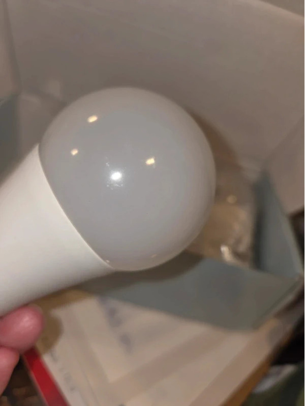 4 led bulbs A19/ GU24